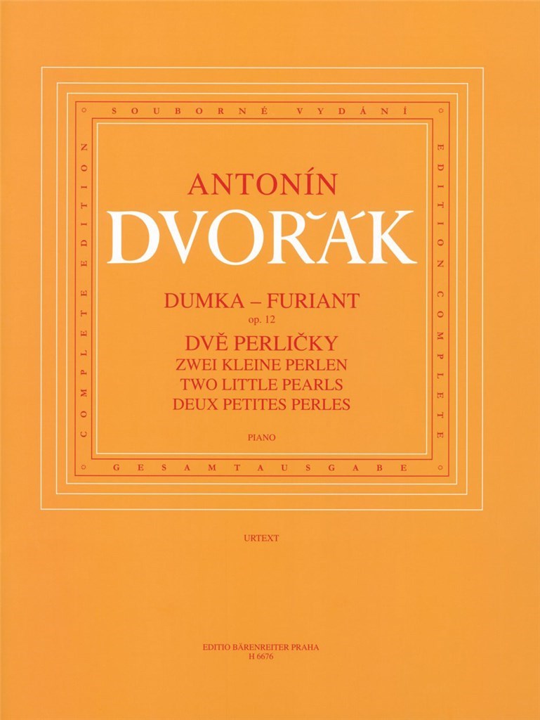 Dumka - Furiant op. 12orZwei kleine Perlen (B 156)